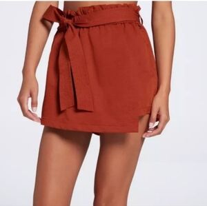 NWOT Calia rust skort size x small A-line